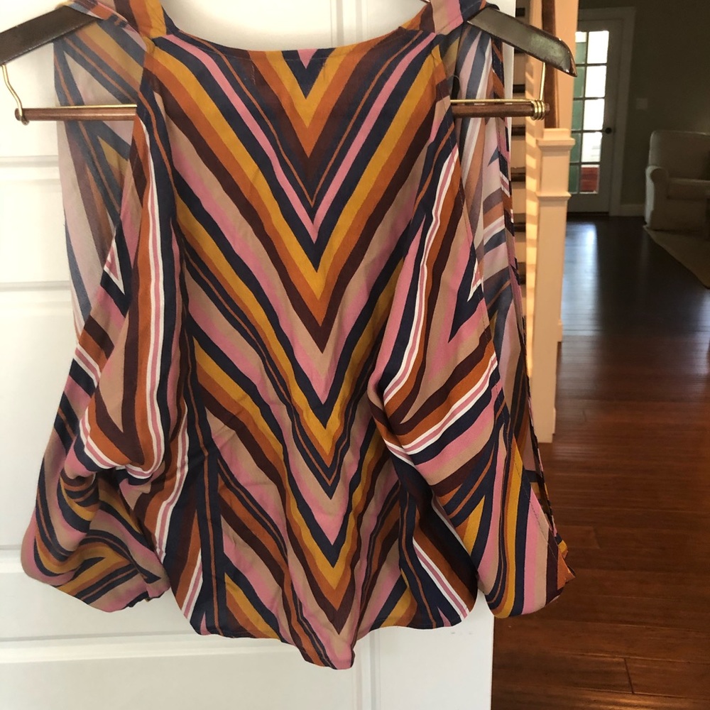 Flynn Skye Striped Off Shoulder Top - Picture 2 of 2